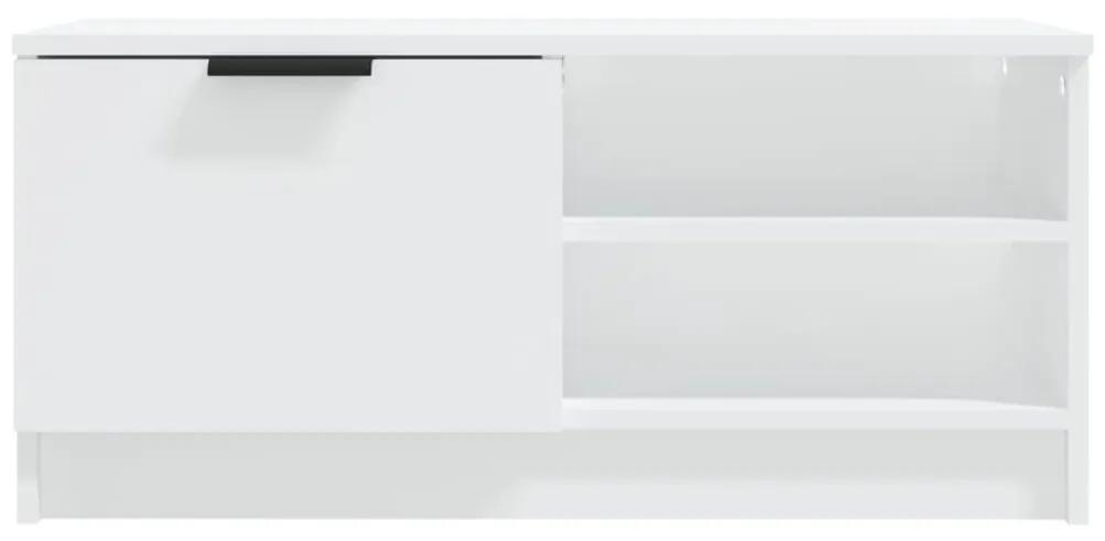 Móvel de TV 80x35x36,5 cm madeira processada branco