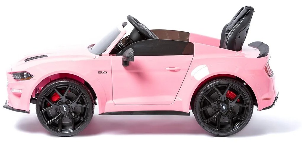 FORD MUSTANG COM DRIFT CARRO ELÉTRICO INFANTIL 24V ROSA