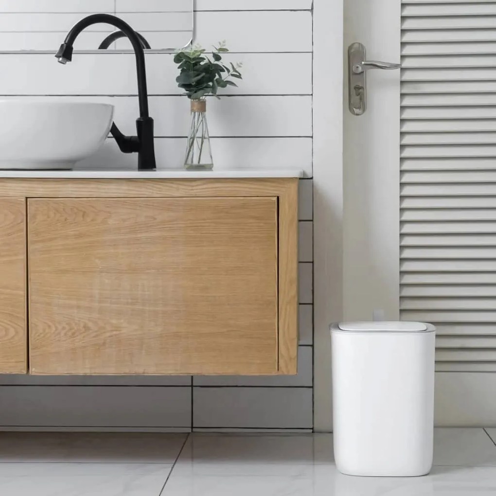 440055 EKO Caixote do lixo com sensor smart Morandi 12 L branco