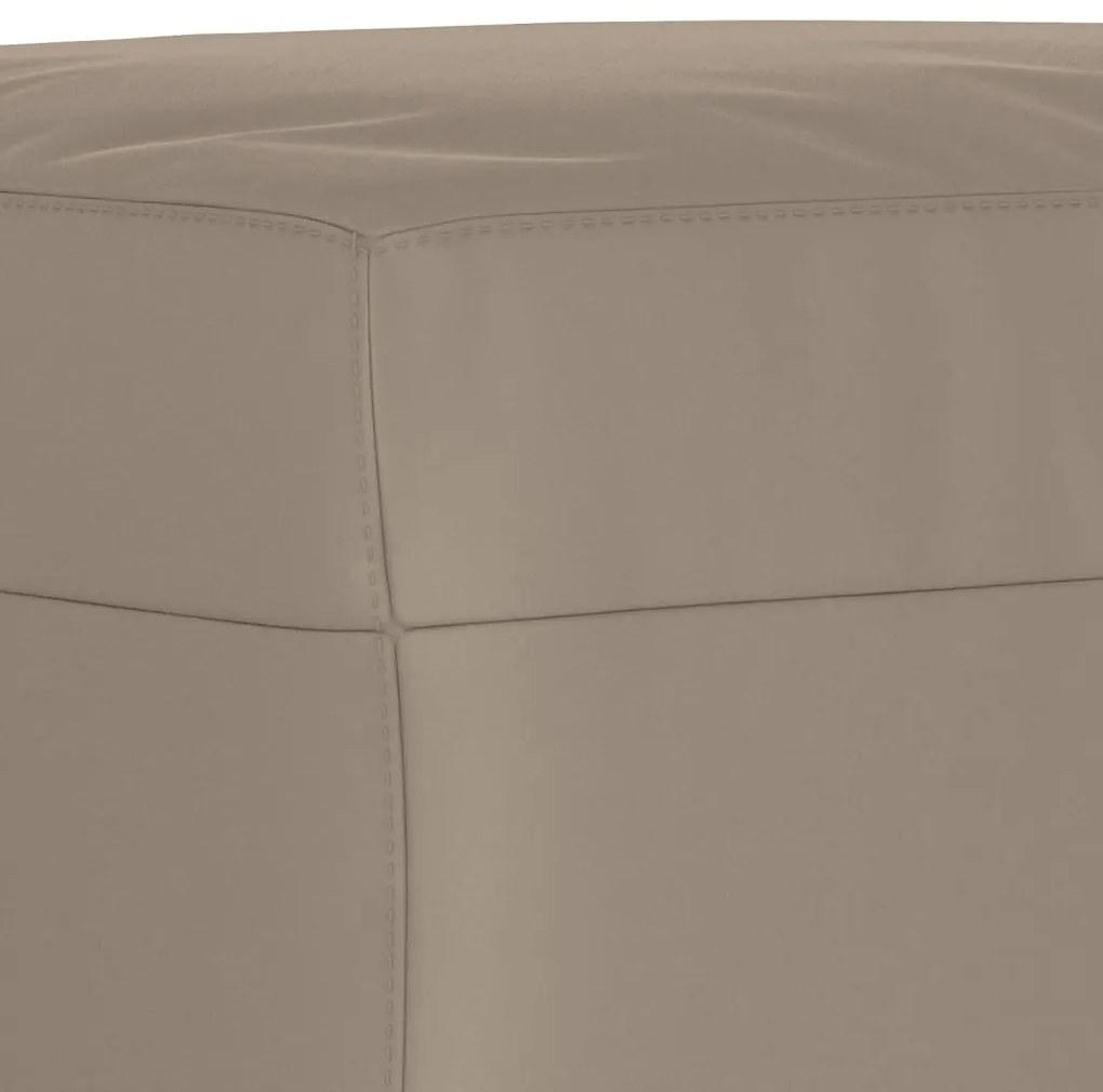 3 pcs conjunto sofás c/ almofadas microfibra cinza-acastanhado
