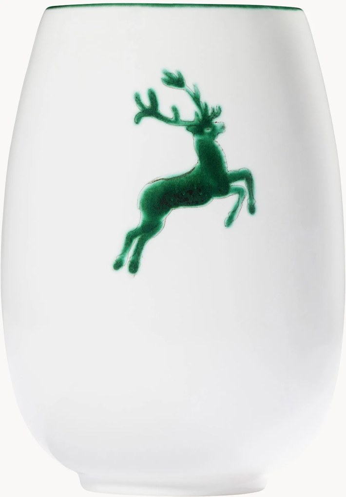 Jarra artesanal Grüner Hirsch, Alt 15 cm