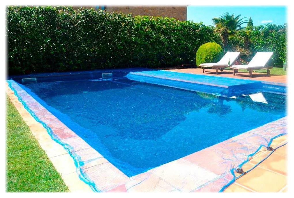 Cobertura de Piscina Fun&go Leaf Pool Azul (7 X 11 m)