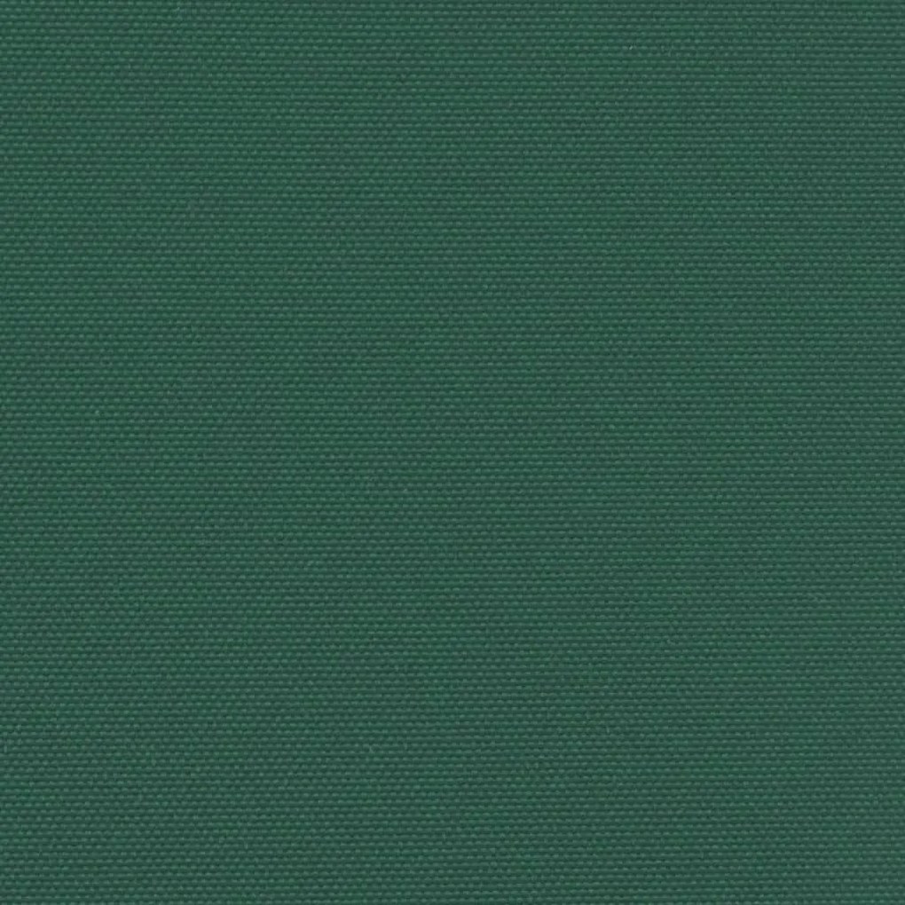 Toldo lateral retrátil 120x600 cm verde-escuro