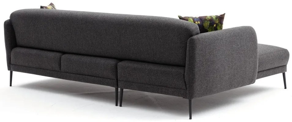 Sofá-Cama de Canto Venus – Antracite – 265x80x163 cm