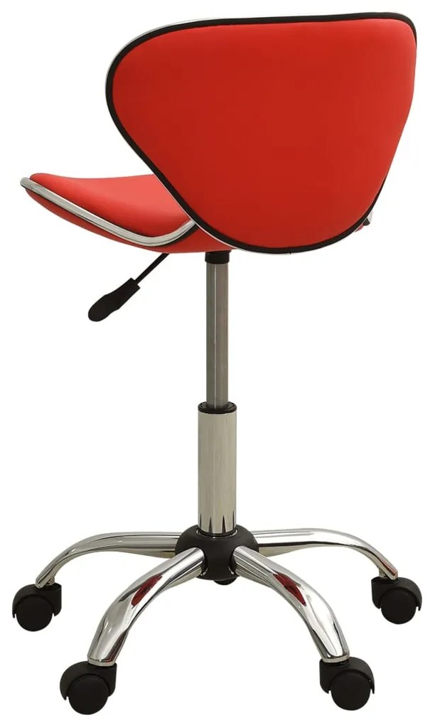 Banco de salão/spa couro artificial vermelho