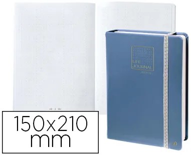 Bloco de Notas 15x21 cm 224 Folhas Capa Azul
