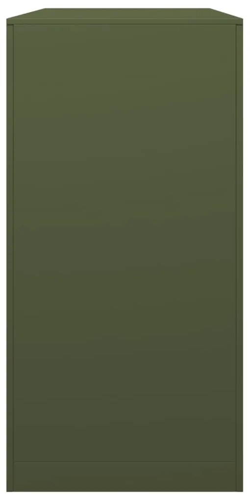 Suporte para lenha 100x40x80 cm aço verde