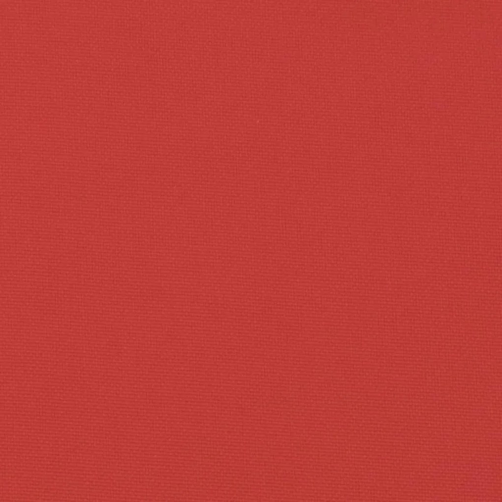 Almofadões para móveis de paletes 2 pcs tecido oxford vermelho