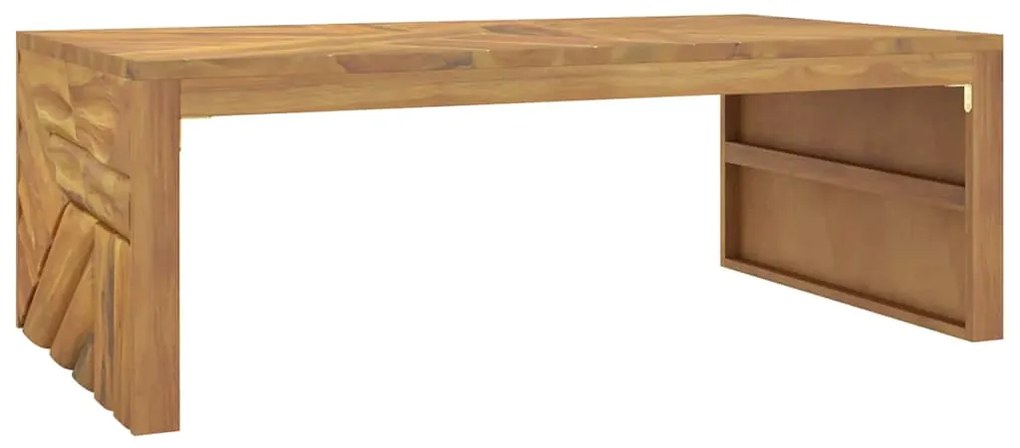 Mesa de centro 110x60x38 cm madeira maciça teca