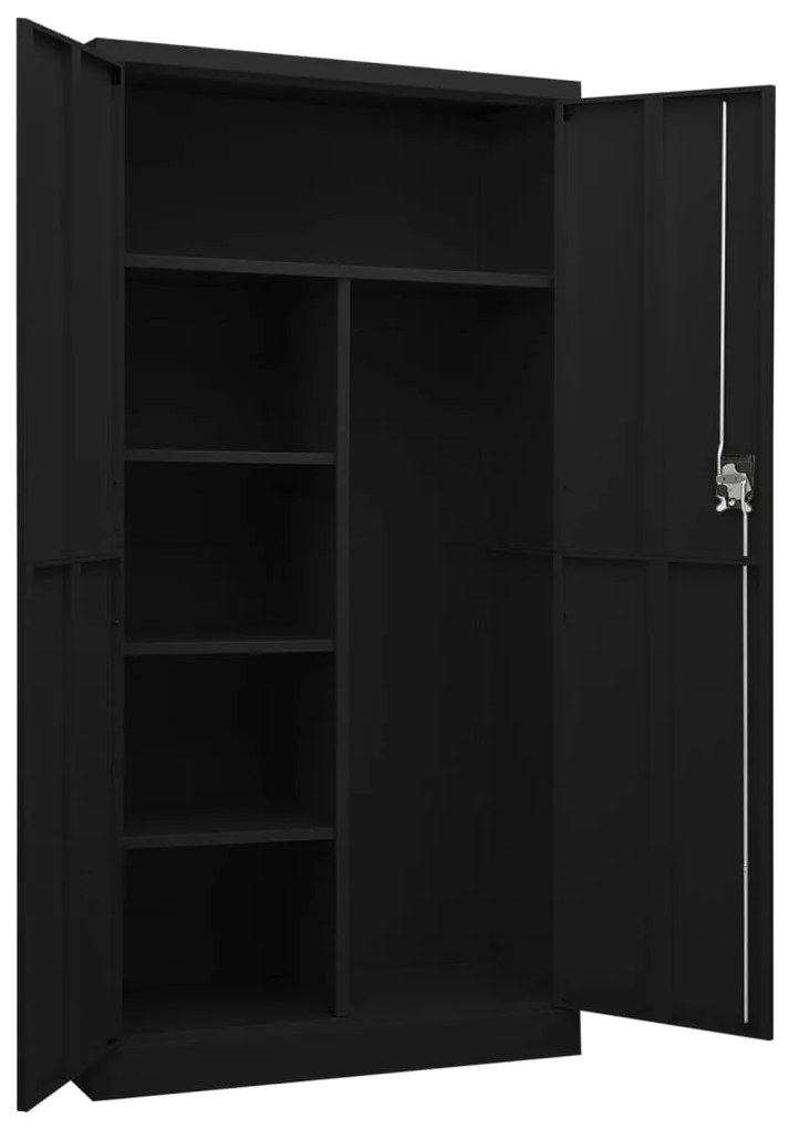 Cacifo 90x40x180 cm aço preto