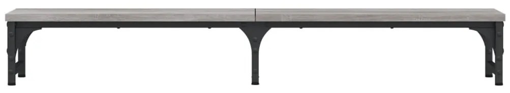 Suporte monitor 105x23x15,5cm derivados madeira cinzento sonoma