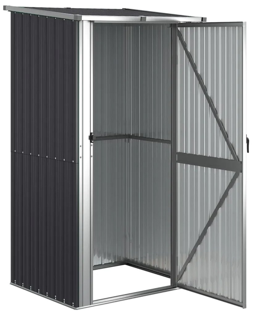 Abrigo de jardim 118,5x97x209,5 cm aço galvanizado antracite