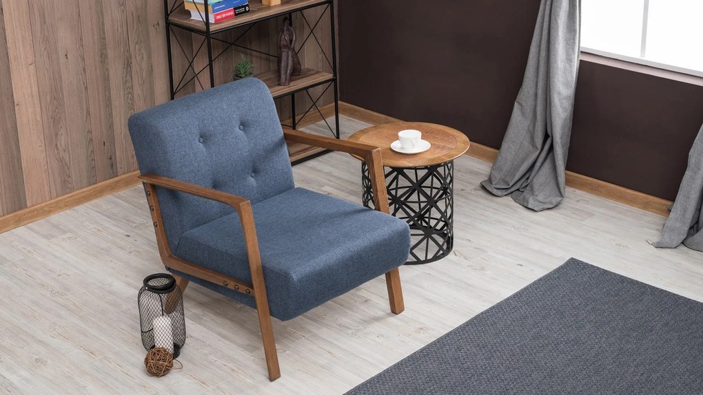 Cadeira Wing Kemer – Azul – 69x80x83 cm