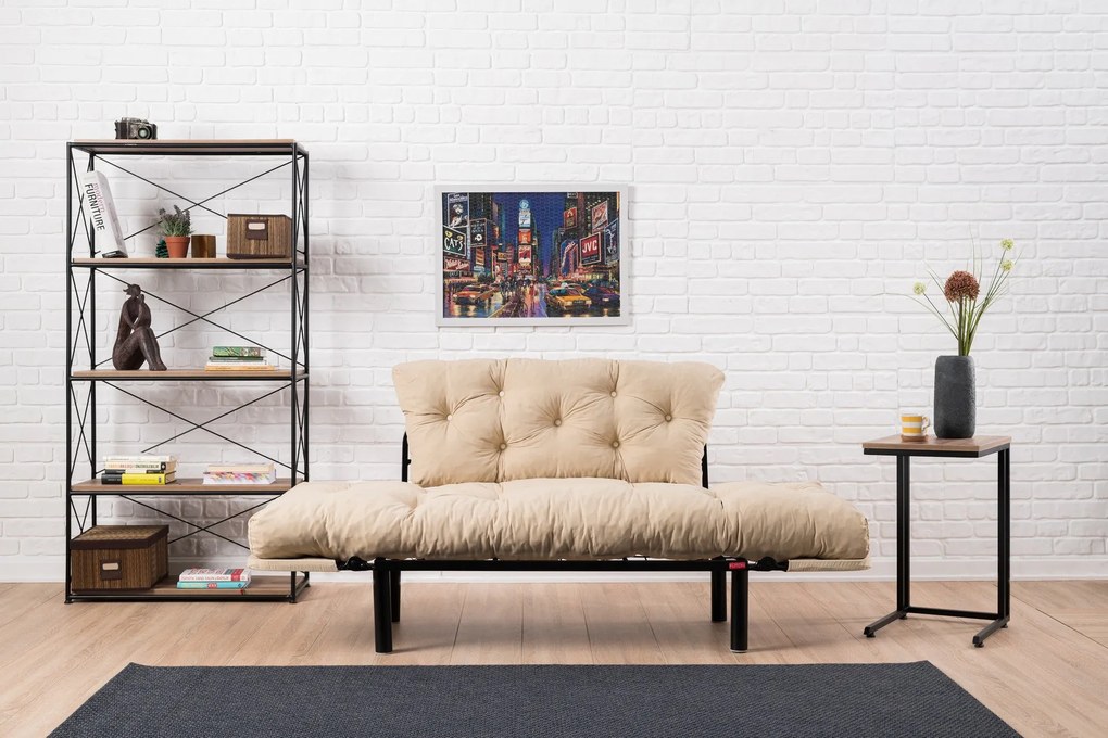 Cabideiro Berlin ABC – Nogueira/Preto – 180x200x35 cm