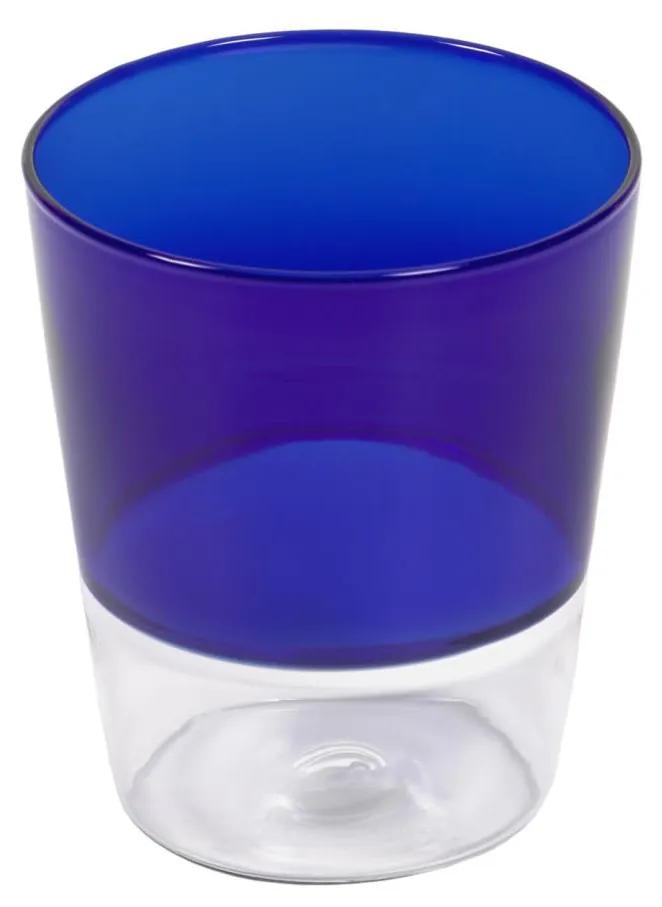 Kave Home - Copo Diara vidro transparente e azul