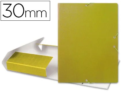 Capa Elásticos para Projetos Lombada 3 cm Amarela