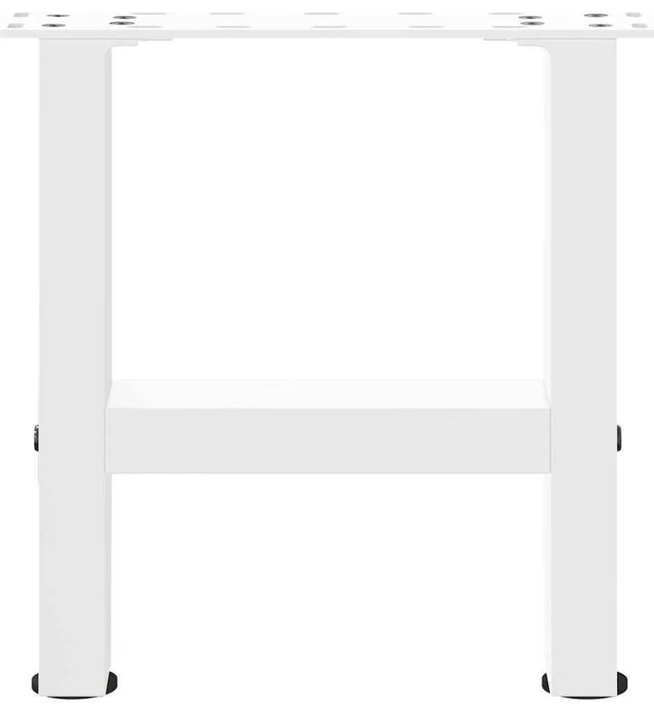 Pés para mesa de centro , brancos, 2 peças, 40x (30-31) cm, aço