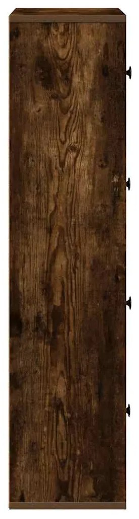 Estante 60x24x101,5 cm derivados de madeira carvalho fumado