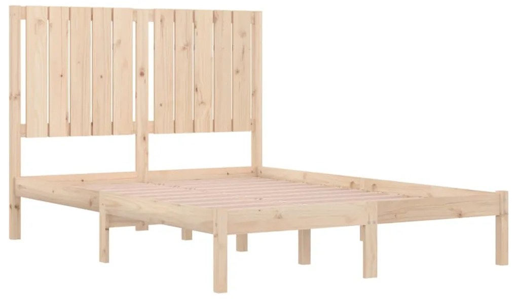 Cama sem colchão 120x200 cm madeira de pinho maciça