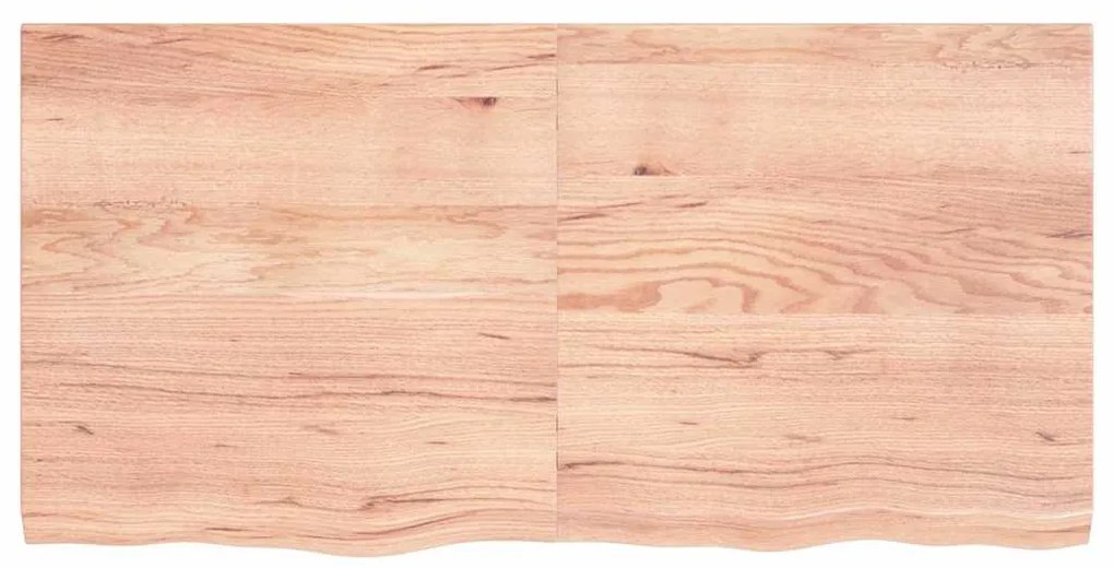 Prateleira de parede 120x60x(2-4) cm carvalho tratado castanho