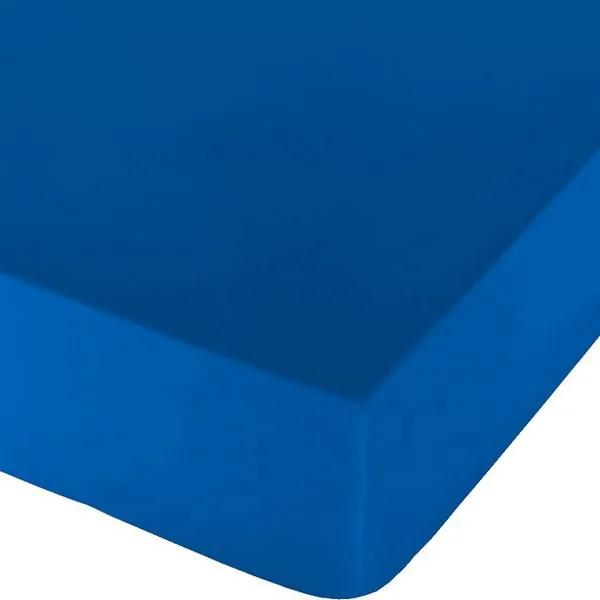 Lençol de baixo ajustável Naturals Azul - Cama de 90 (90 x 190 cm) (S2800144)