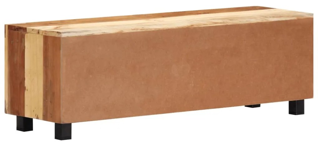 Móvel de TV 100x30x33 cm madeira recuperada maciça
