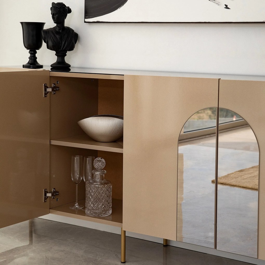 Console Rome – Bronze Gold – 180 cm x 80 cm x 40 cm