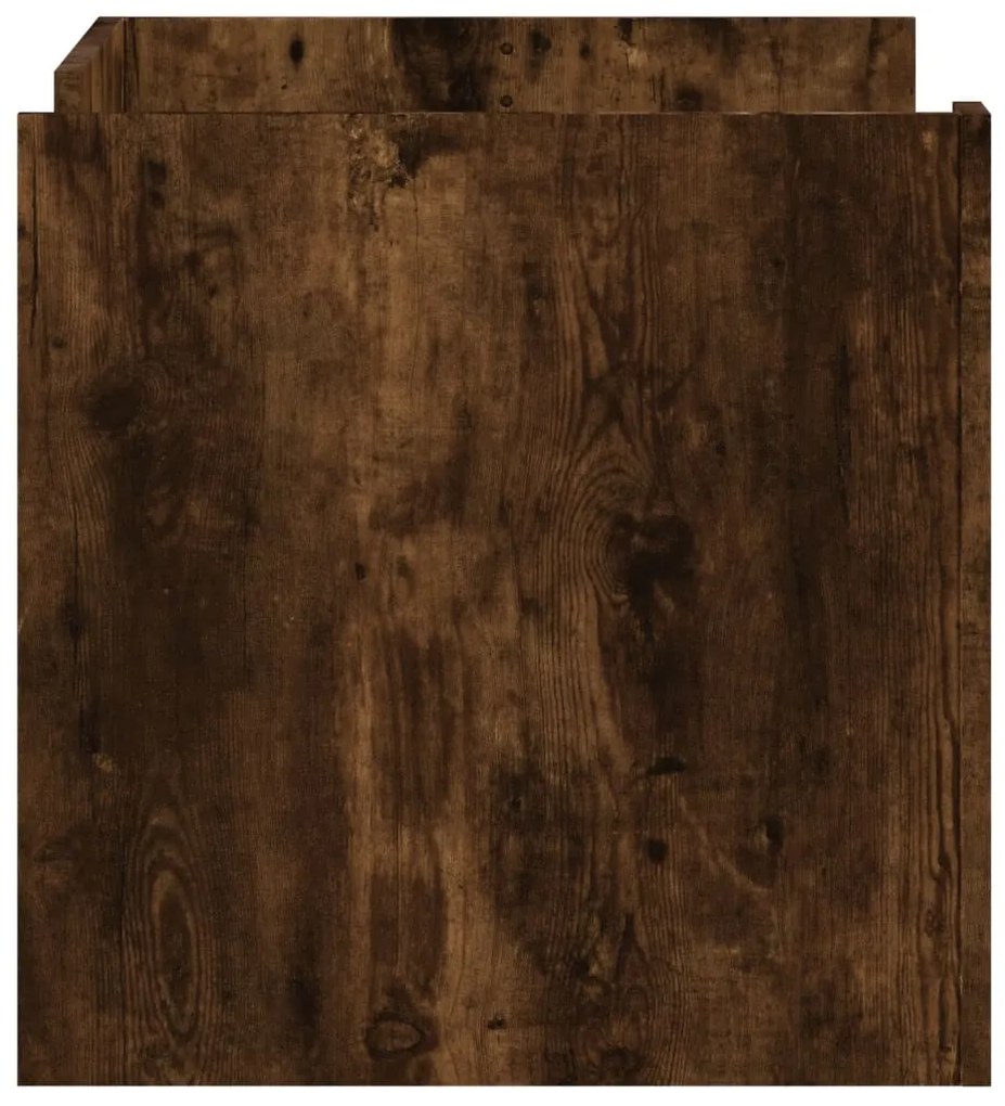 Mesa de centro 80x50x50 cm derivados de madeira carvalho fumado
