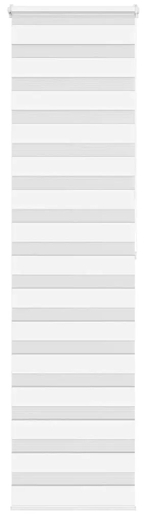 vidaXL Cortina de zebra 55x200 cm largura do tecido 50,9 cm poliéster