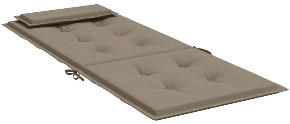 Almofadões cadeira encosto alto 4pcs oxford cinza-acastanhado