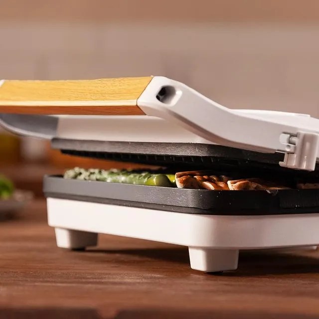 Grelhador elétrico com 1300 W Rock'nGrill 1300 Wood W