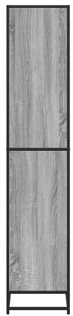 Estante 60x35x170,5 cm derivados de madeira cinzento sonoma