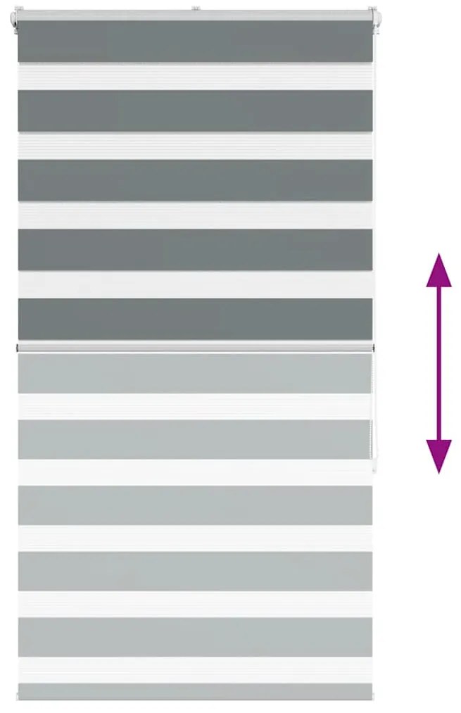 Cortina de zebra 85x150 cm largura do tecido 80,9 cm poliéster