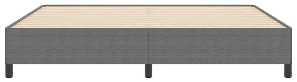 Estrado de Cama Cinzento-claro 200x200 cm Tecido de Corduroy