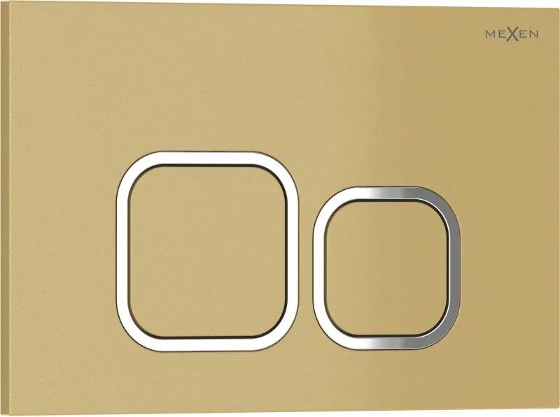 Mexen Tex 03 botão de descarga, dourado - 6103-06