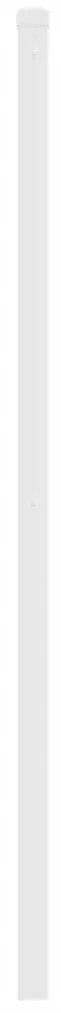 Cabeceira de cama 160 cm metal branco