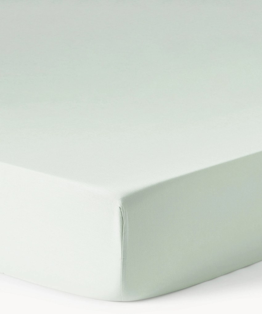 Lençol em cetim de algodão com elástico topper Comfort