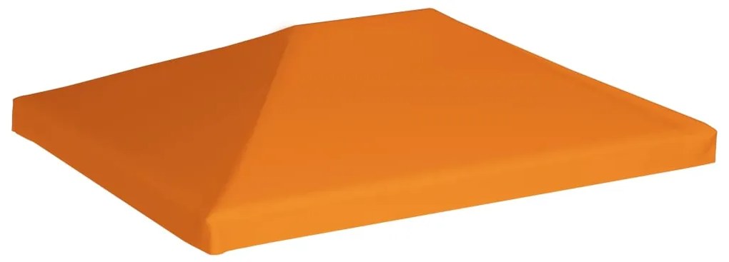 Cobertura de gazebo 310 g/m² 4x3 m laranja