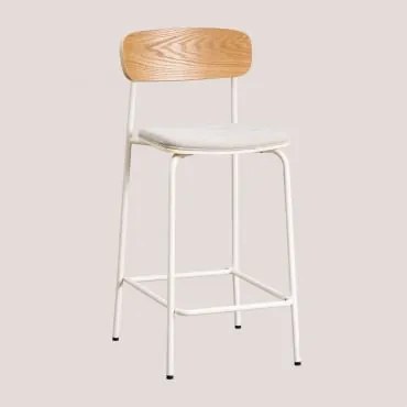 Banco Alto Wilpier (66,5 Cm) Gardénia Branco - Sklum