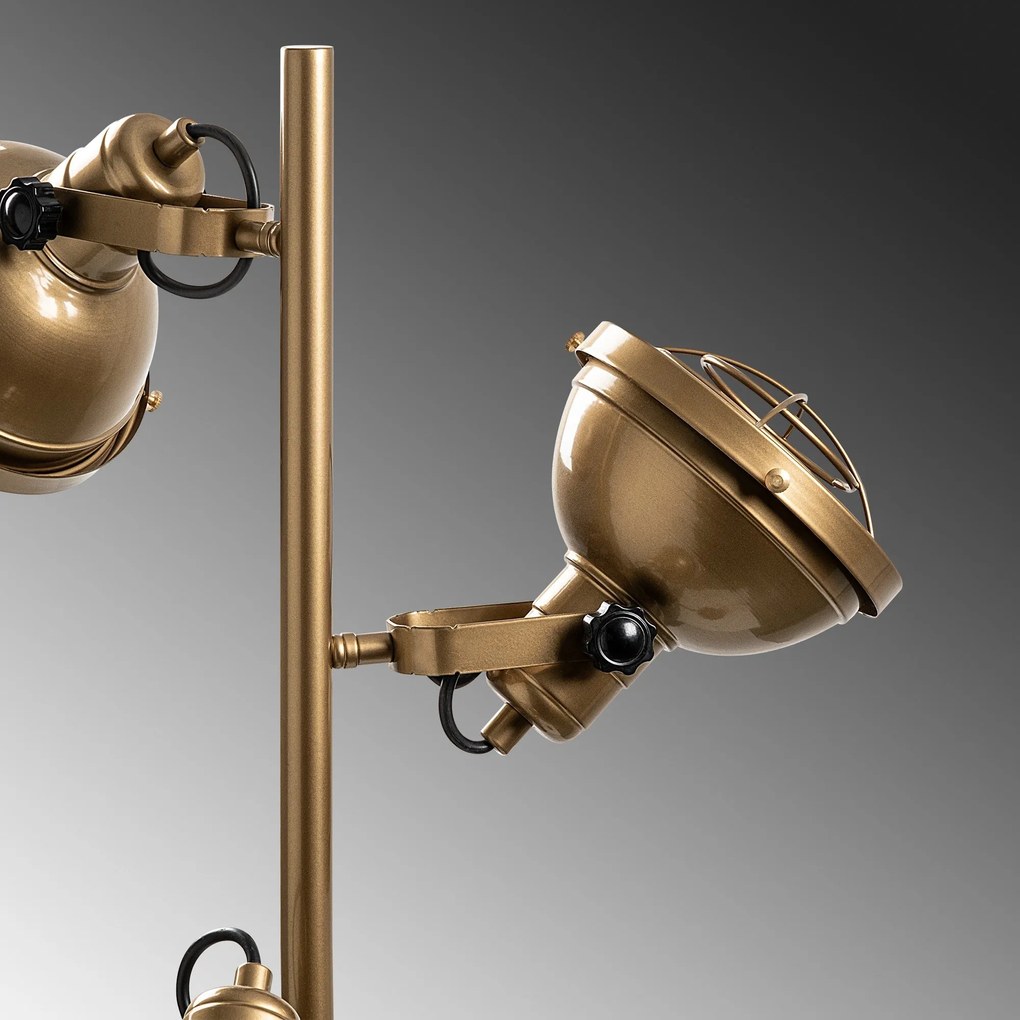 Candeeiro de Pé Spoly – Dourado – 37 x 37 x 162 cm