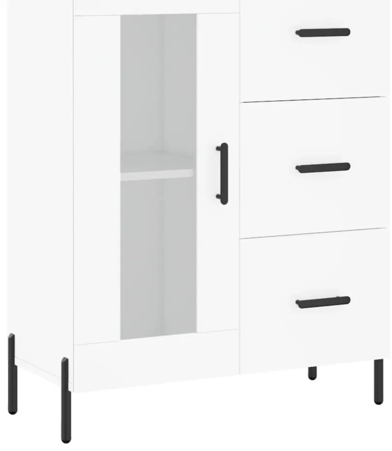 Armário alto 69,5x34x180 cm derivados de madeira branco