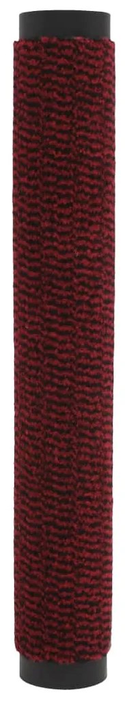 Tapete controlo pó retangular tufado 2pcs 60x90cm vermelho