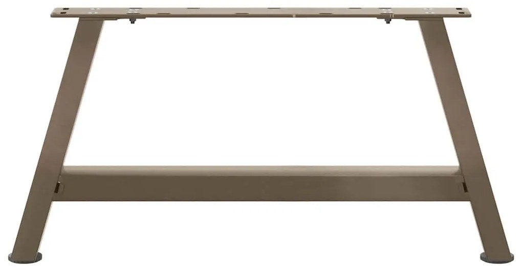 Pés para mesa de centro em formato A, 2 peças, 70x (30-31) cm, aço