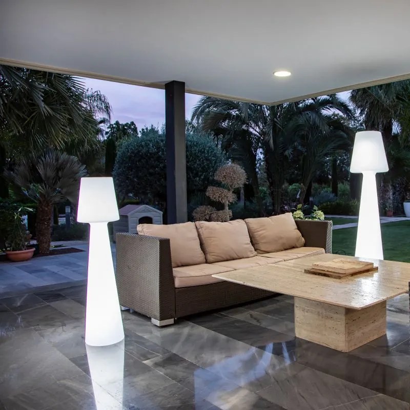 CANDEEIRO EXTERIOR LUZ LED LOLA BRANCO FRIO COM CABO 200 CM HOTEL, CASA, JARDIM, RESTAURANTE, BAR