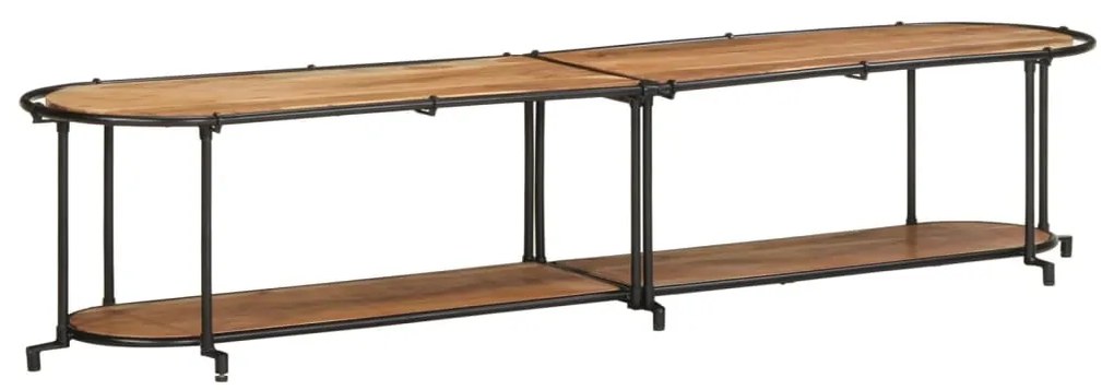 Móvel de TV 200x42x40 cm madeira de acácia maciça