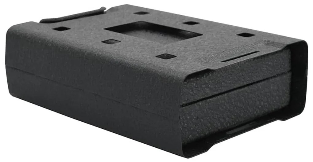 Cofre de Segurança Preto Metal Pequeno Fechaduras