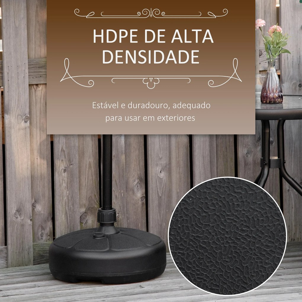 Base para Chapéu de Sol Portátil Base para Chapéu de Sol Recarregável