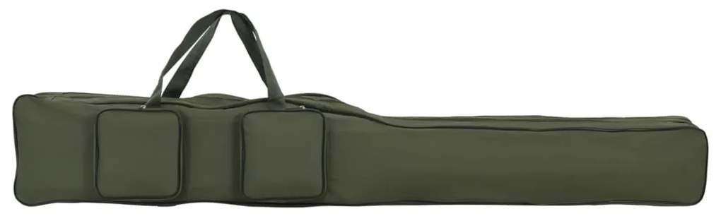 Saco para cana de pesca 160 cm tecido oxford verde-escuro