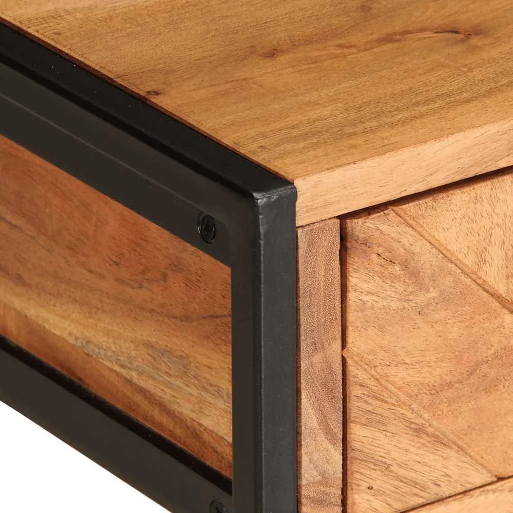 Mesa de centro 110x55x40 cm madeira de acácia maciça