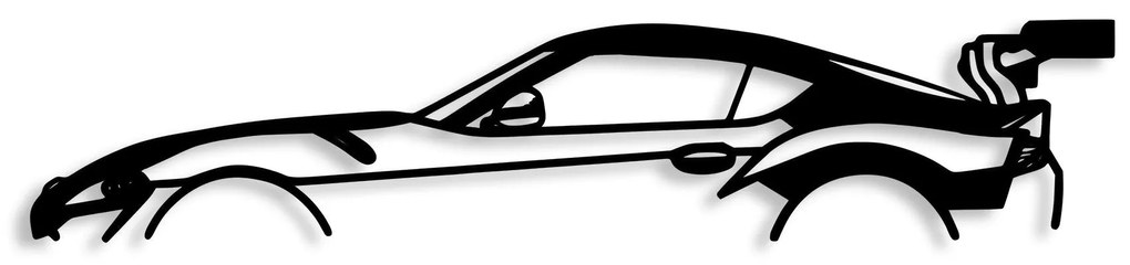 Acessório Decorativo de Parede Model-603 – Preto – 70 x 14 cm